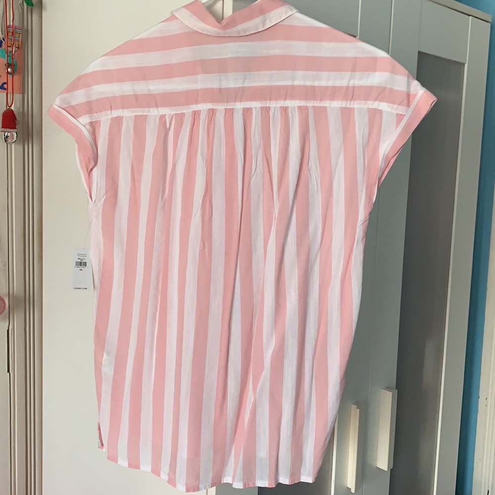 Old navy striped collar top - Picture 2 of 2